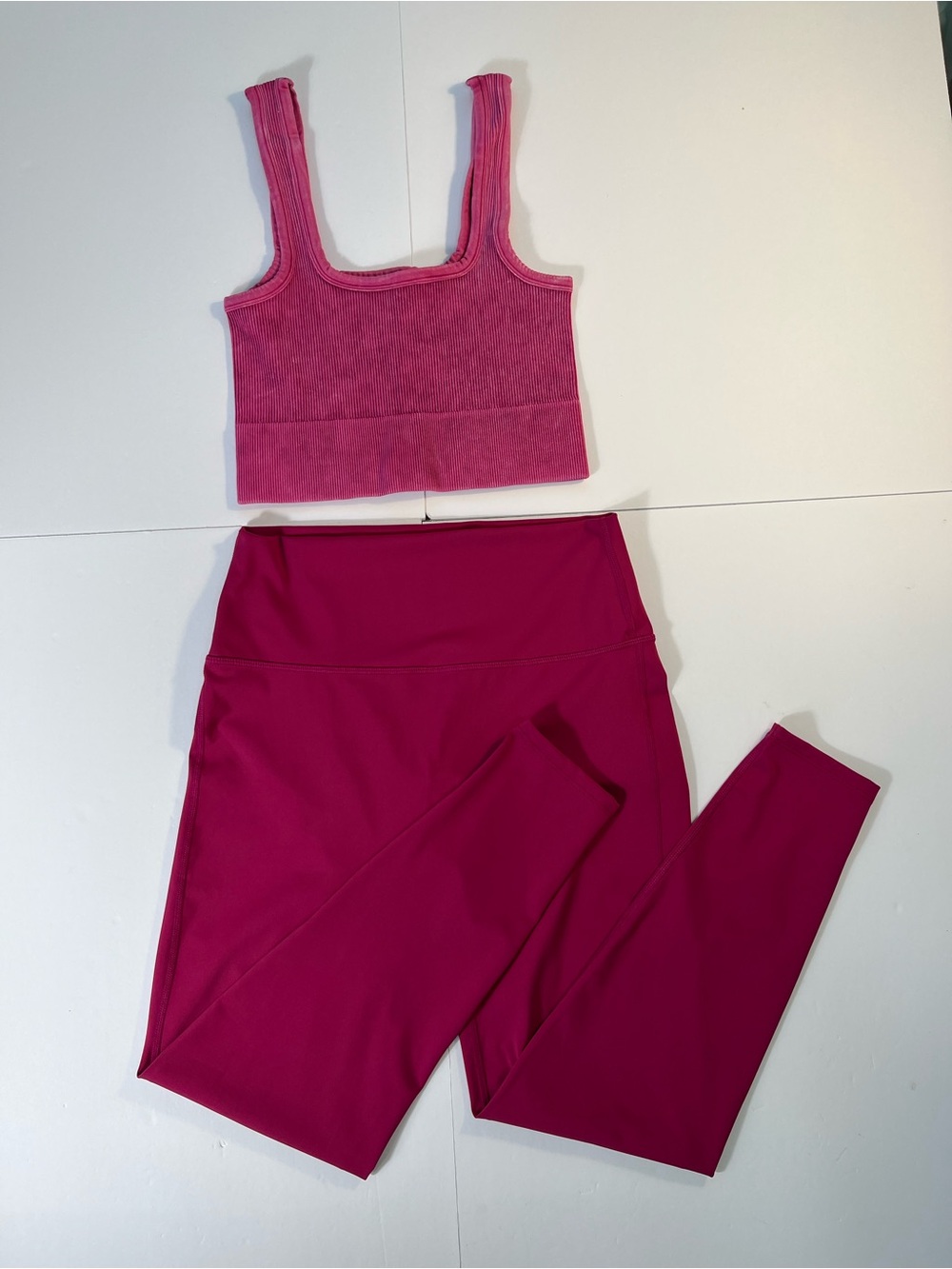 Zenana Outfitters Hot Magenta Active Set